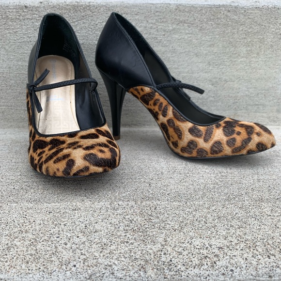 Rockport  Presia Tied Mj Leopard Black Heels - Picture 2 of 8